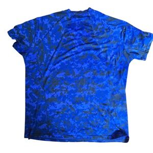NIKE‎ PRO HYPERCOOL Men's Digital Camo Athletic T-Shirt Blue 3XL Fitted